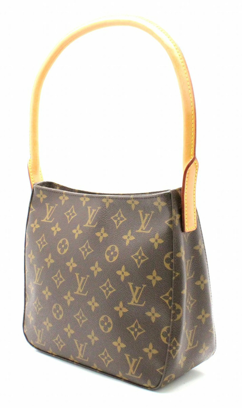 Louis Vuitton Shoulder Looping Semi One Monogram Bag Brown